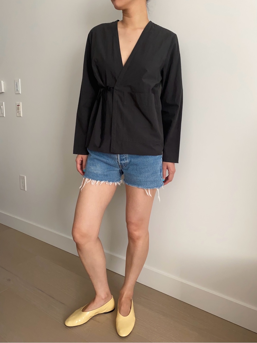 Elsa Esturgie wrap shirt blouse